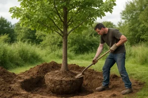 Zo verplant je een boom zonder hem te beschadigen